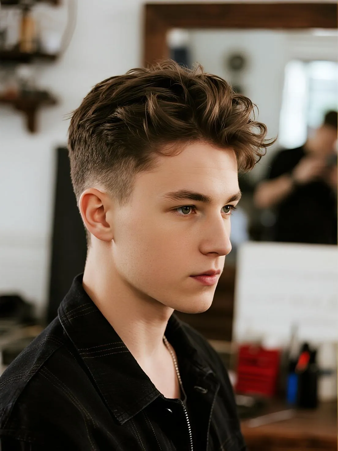 Barbershop hairstyle preview - customer satisfaction
