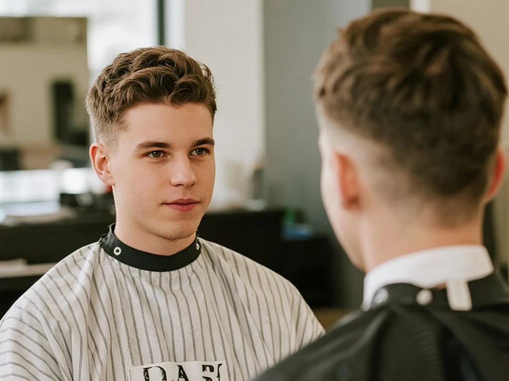 Fade hairstyles guide - low mid high fade comparison