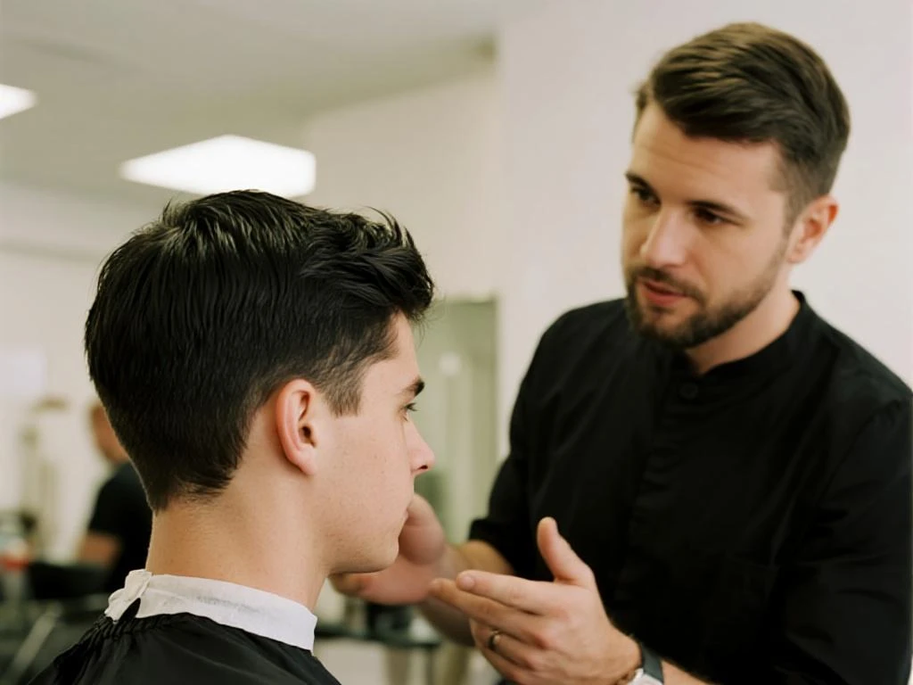 Social media integration for barbershop appointment preparation