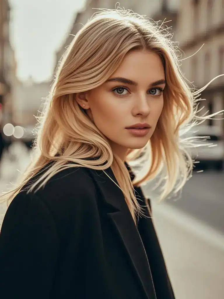 Hair twin example 3 - Hair texture analysis and styling suggestions