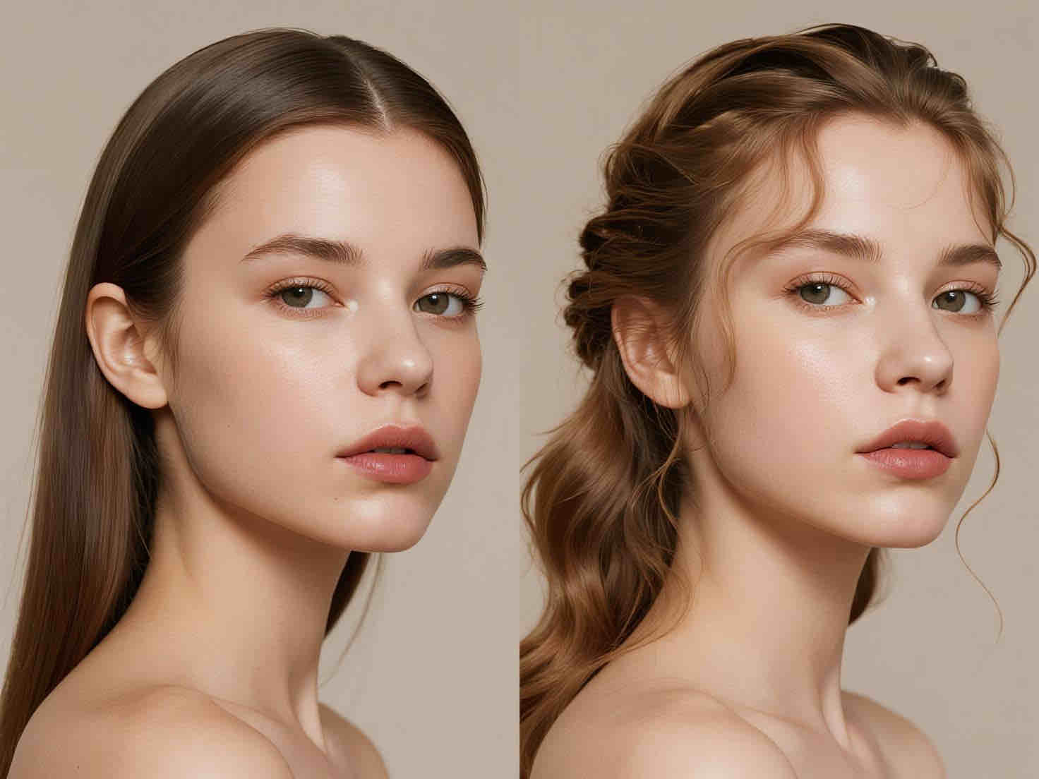 AI hairstyle changer for hair clinic consultation