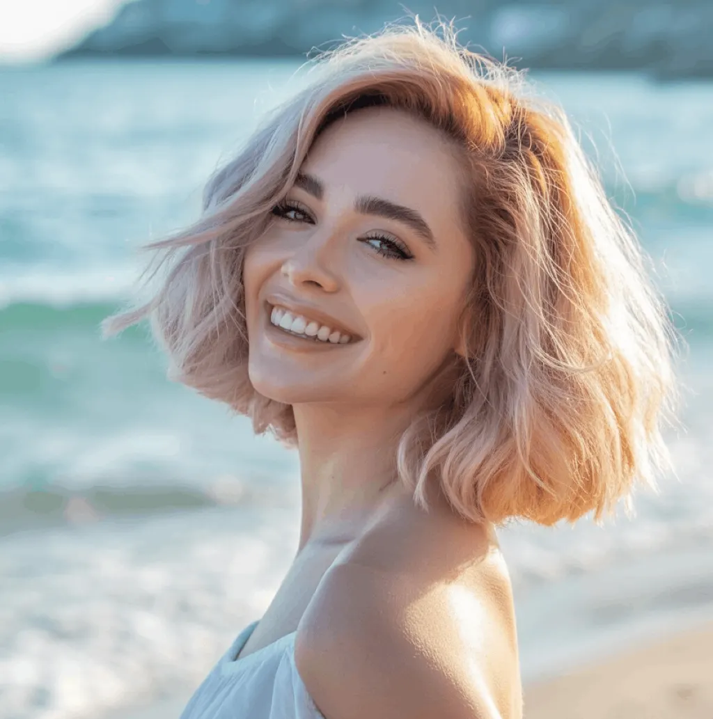Hair color changer pink - pink hair color transformation