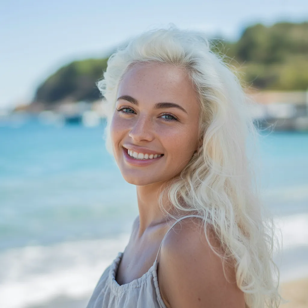 Hair color changer white - white hair color transformation