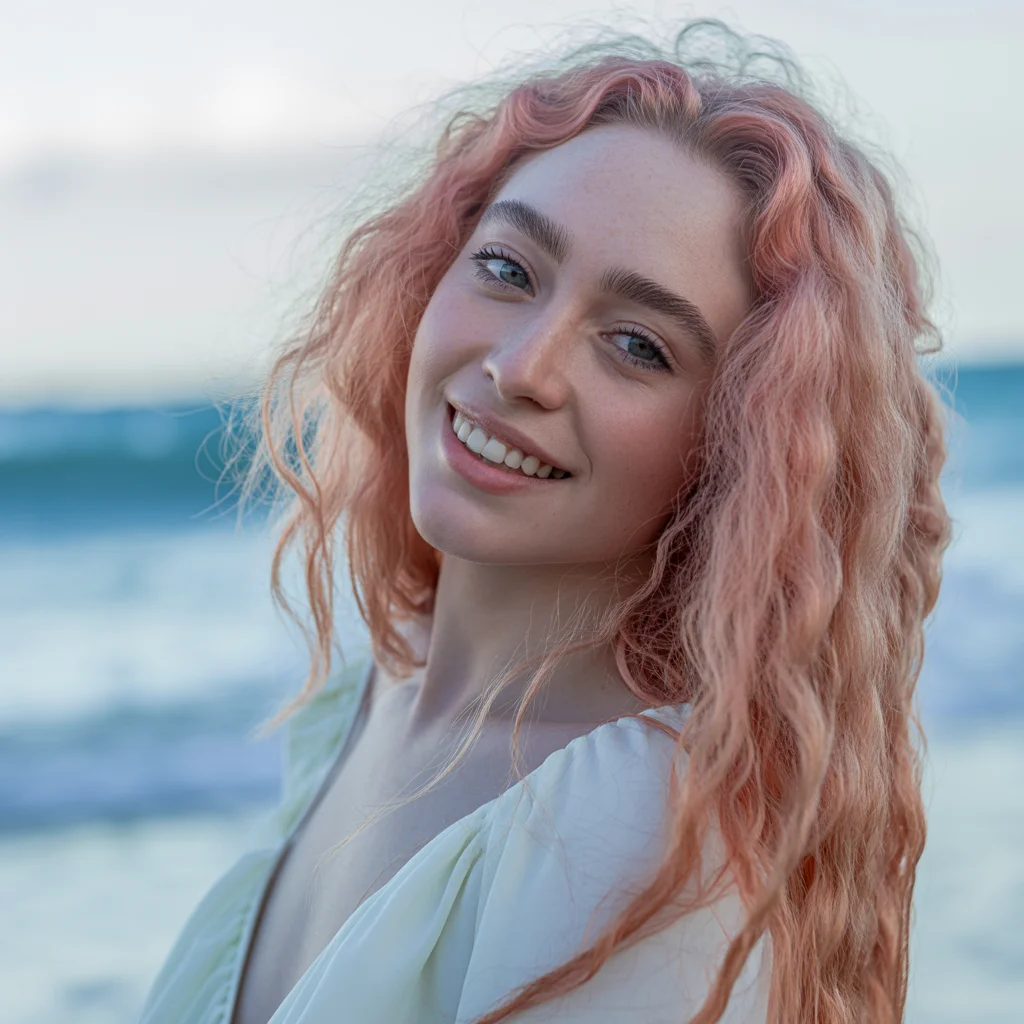 Pink hair long wavy - long wavy pink hair transformation