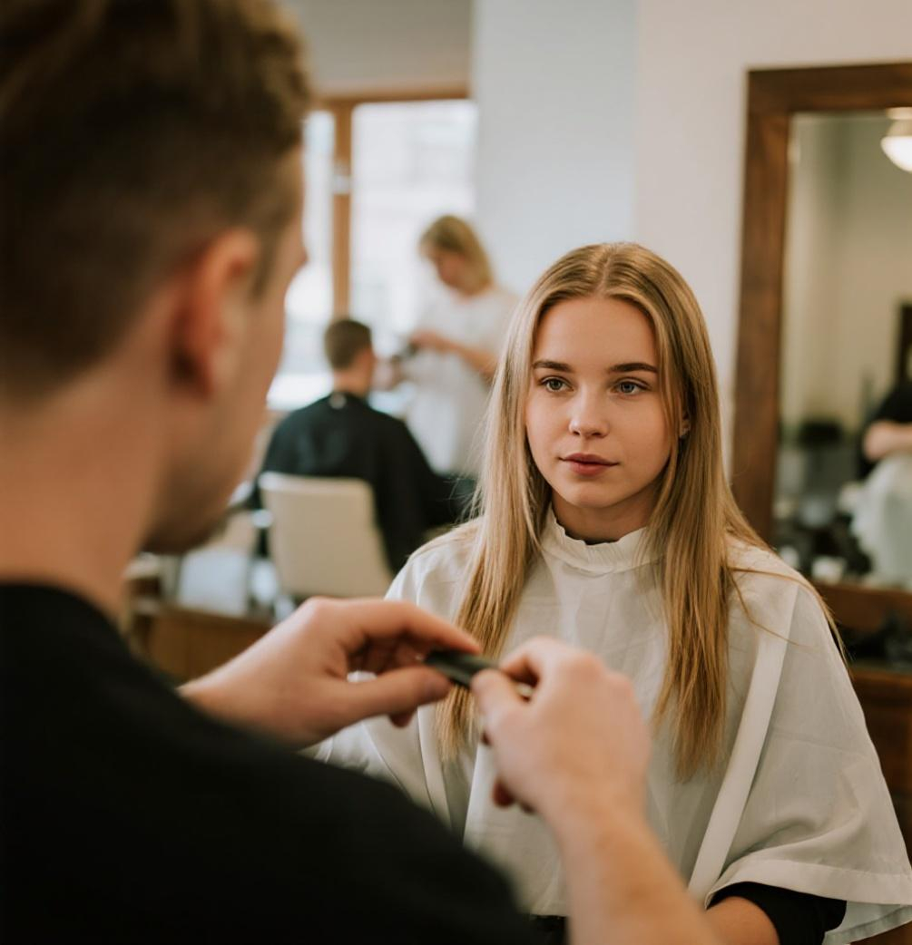 Client haircut anxiety - solving common hair concerns with AI