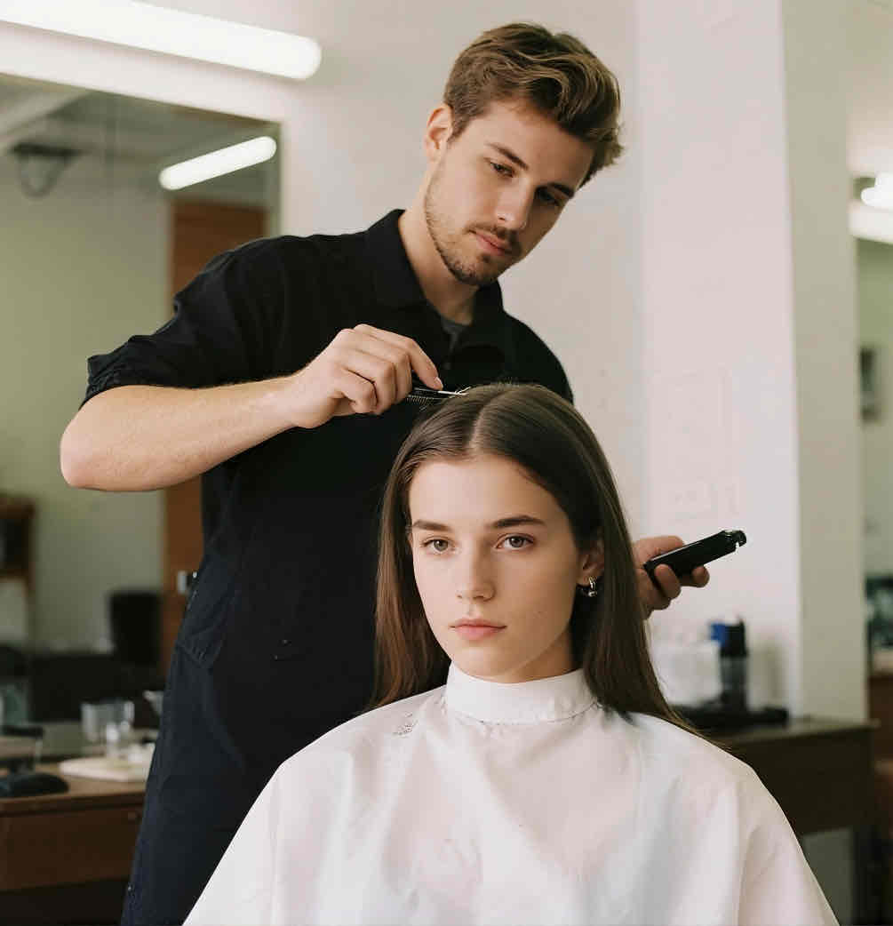 Wedding and special event hairstyles for salon clients