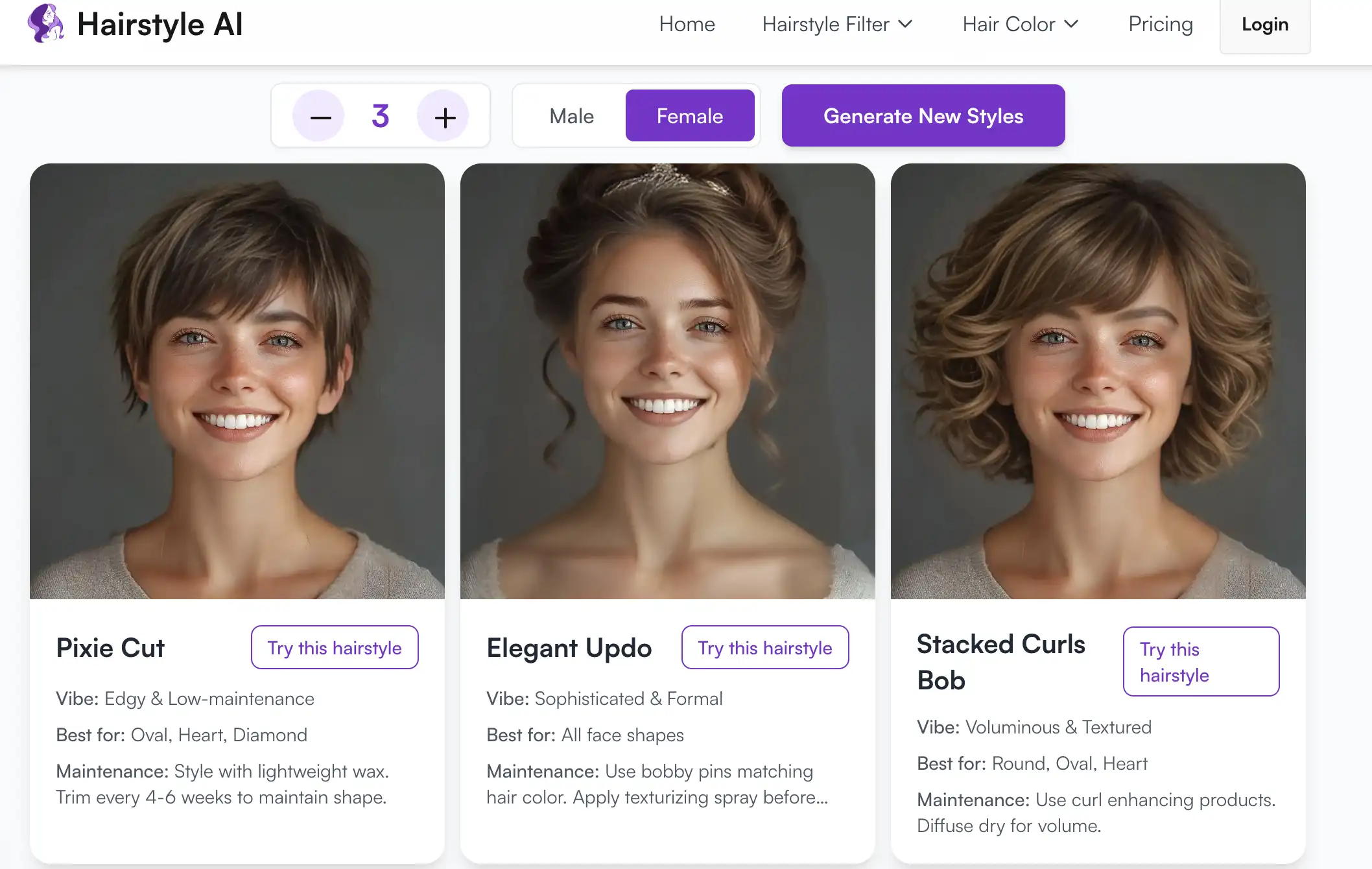 How to use Random Hairstyle Generator
