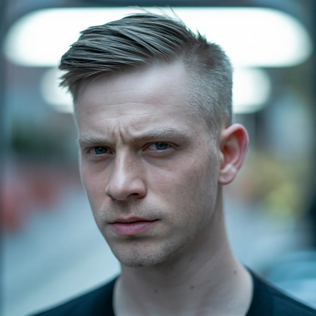 undercut 30 oldman - 30-year-old man with modern undercut style